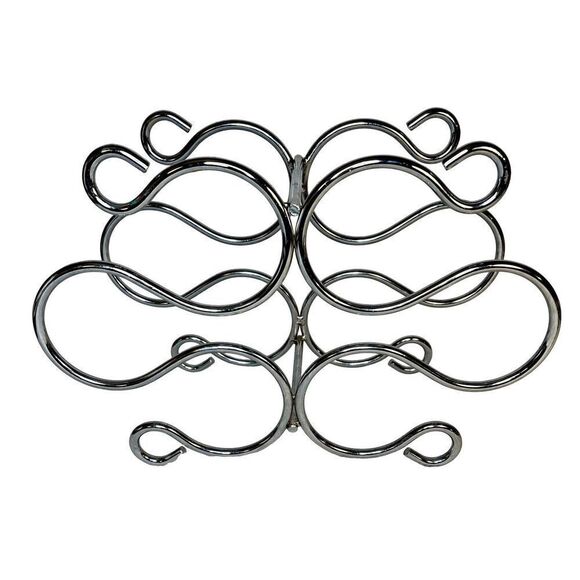 Mid Century Modern Chrome Wine Holder - Picture 1 of 8